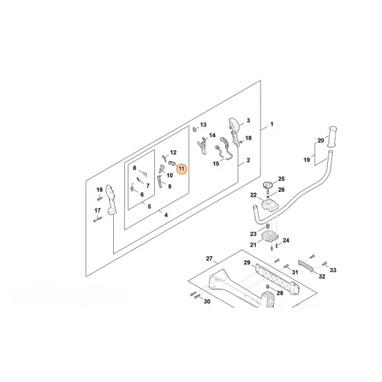 STIHL   Mocowanie FA03 791 5410